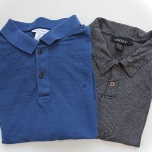 Men’s Large Polo Shirt Bundle Calvin Klein/DKNY